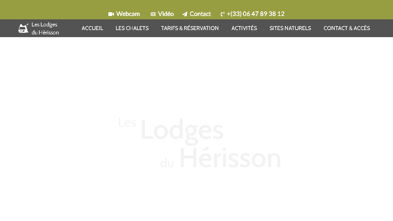 Capture d'écran de http://www.lodges-herisson.com/